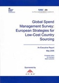 Cover: Global Spend Management Survey: European for Low-Cost Country Sourcing - Verlag Wissenschaft & Praxis