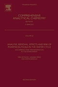 Cover: Analysis, Removal, Effects and Risk of Pharmaceuticals in the Water Cycle - Elsevier