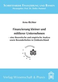 Cover: Finanzierung kleiner und mittlerer Unternehmen. - Verlag Wissenschaft & Praxis
