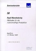 Cover: Rapid Manufacturing - utzverlag GmbH