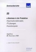 Cover: E-Business in der Produktion - utzverlag GmbH