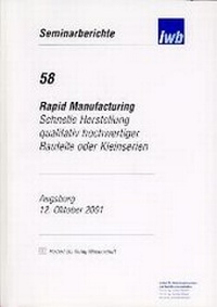 Enlarge image Cover: Rapid Manufacturing - utzverlag GmbH