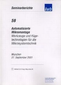 Enlarge image Cover: Automatisierte Mikromontage - utzverlag GmbH