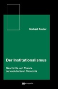 Cover: Der Institutionalismus - Metropolis