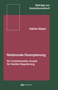 Enlarge image Cover: Relationale Raumplanung - Metropolis