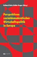 Cover: Perspektiven sozialdemokratischer Wirtschaftspolitik - Metropolis