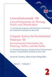 Enlarge image Cover: Umweltinformatik '00 /Computer Science for Environmental Protection '00 - Metropolis