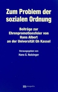 Cover: Zum Problem der sozialen Ordnung - Metropolis