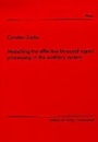 Cover: Modelling the effective binaural signal processing in the auditory system - utzverlag GmbH