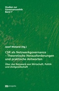 Cover: CSR als Netzwerkgovernance - Theoretische Herausforderungen und praktische Antworten - Metropolis
