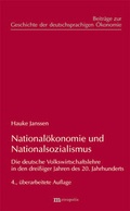 Cover: National&ouml;konomie und Nationalsozialismus - Metropolis