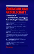 Cover: &Ouml;konomie und Gesellschaft / Adam Smith &uuml;ber &Ouml;konomie und Gesellschaft - Metropolis