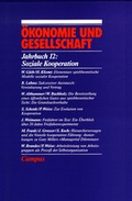 Cover: &Ouml;konomie und Gesellschaft / Soziale Kooperation - Metropolis