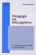 Cover: P&auml;dagogik als Bildungslehre - Schneider Hohengehren