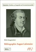 Cover: Bibliographie August Lafontaine - Aisthesis
