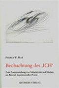 Cover: Beobachtungen des Ich - Aisthesis