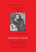 Cover: Gutzkow lesen! - Aisthesis
