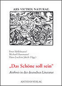 Enlarge image Cover: Das Schöne soll sein - Aisthesis