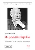 Cover: Die poetische Republik - Aisthesis