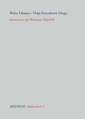 Cover: Autorinnen der Weimarer Republik - Aisthesis