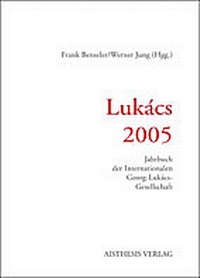 Enlarge image Cover: Lukács 2004 - Aisthesis