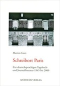 Cover: Schreibort Paris - Aisthesis