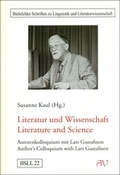 Cover: Literatur und Wissenschaft /Literature and Science - Aisthesis