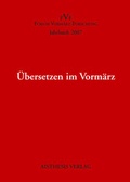 Cover: &Uuml;bersetzen im Vorm&auml;rz - Aisthesis