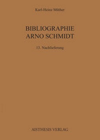 Abbildung von: Bibliographie Arno Schmidt - Aisthesis
