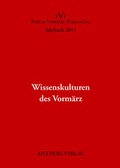 Cover: Wissenskulturen des Vorm&auml;rz - Aisthesis