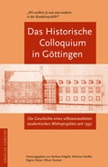 Cover: Das Historische Colloquium in G&ouml;ttingen - die werkstatt