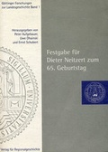 Cover: Festgabe f&uuml;r Dieter Neitzert zum 65. Geburtstag - Aschendorff