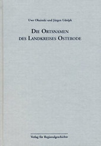 Abbildung von: Niedersächsisches Ortsnamenbuch / Die Ortsnamen des Landkreises Osterode - Verlag für Regionalgeschichte