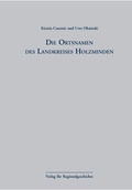 Cover: Nieders&auml;chsisches Ortsnamenbuch / Die Ortsnamen des Landkreises Holzminden - Aschendorff