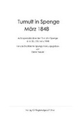 Cover: Tumult in Spenge 1848 - Aschendorff