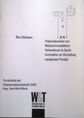 Cover: Polykondensation von Melamin-Formaldehyd-Vorkondensat im Spr&uuml;hturmreaktor zur Herstellung nanopor&ouml;ser Partikel - Wissenschaft & Technik