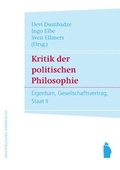 Cover: Kritik der politischen Philosophie - Westf&auml;lisches Dampfboot