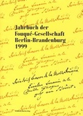 Cover: Jahrbuch der Fouqu&eacute;-Gesellschaft Berlin-Brandenburg 1999 - Weidler bei Frank & Timme