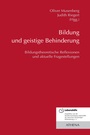 Cover: Bildung und geistige Behinderung - ATHENA-Verlag