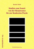 Cover: Studien zum Sonett von der Renaissance bis zur Konkreten Poesie - Weidler bei Frank & Timme