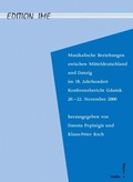 Cover: Musikalische Beziehungen zwischen Mitteldeutschland und Danzig im 18. Jahrhundert - K&ouml;nigshausen & Neumann
