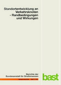 Abbildung von: Standortentwicklung an Verkehrsknoten - Randbedingungen und Wirkungen - Fachverlag NW in Carl Ed. Schünemann KG
