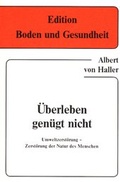 Cover: &Uuml;berleben gen&uuml;gt nicht - Artha-Vlg