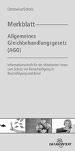 Cover: Merkblatt Allgemeines Gleichbehandlungsgesetz (AGG) - im Format DIN lang - Datakontext