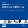 Cover: Merkblatt Datenschutz und Werbung - Datakontext