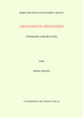Cover: Libanesische Ortsnamen - Ergon