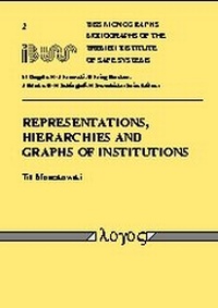 Enlarge image Cover: Representations, Hierarchies and Graphs of Institutions - Logos Berlin