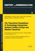 Cover: The Theoretical Foundations of Terminology Comparison between Eastern Europe and Western Countries - Ergon