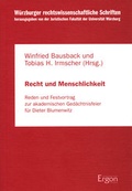 Cover: Recht und Menschlichkeit - Ergon