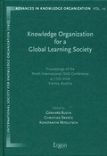 Cover: Knowledge Organization for a Global Learning Society - Ergon